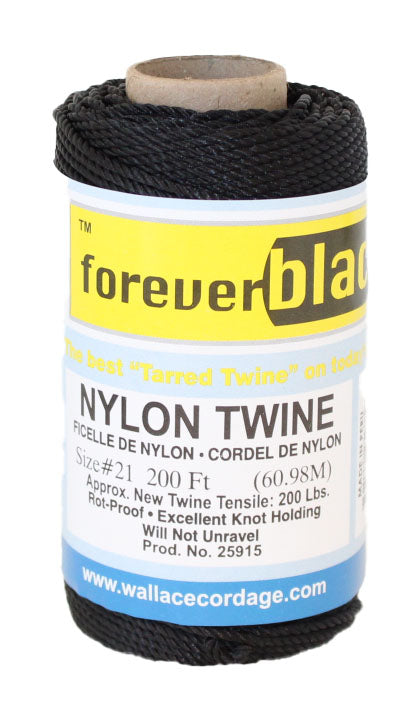 Forever Black Tarred Twine 1/4Lb