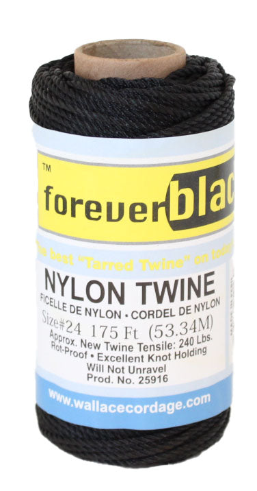 Forever Black Tarred Twine 1/4Lb