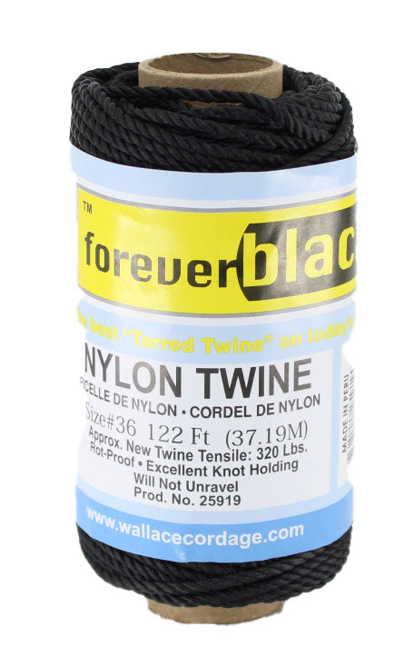 Forever Black Tarred Twine 1/4Lb
